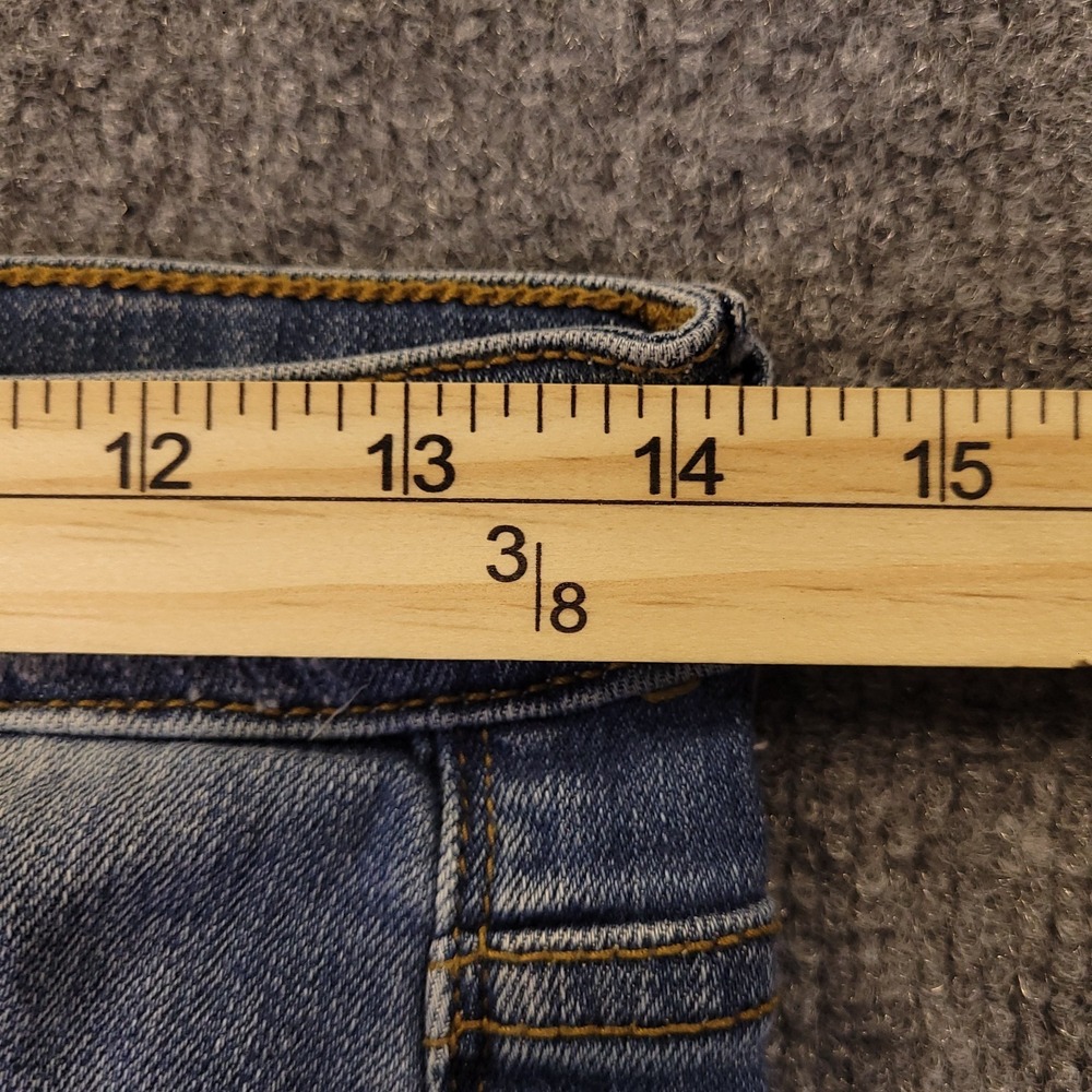 Judy Blue Patchwork Skinny Jeans Womens Sz 5 (28x27) Mid Rise Stretch Distressed - Picture 5 of 9